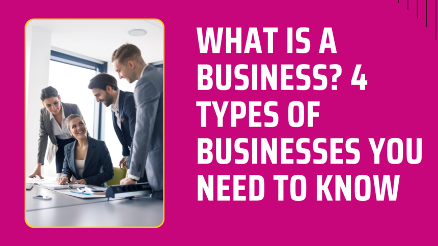 What Is a Business? 4 Types of Businesses You Need To Know
