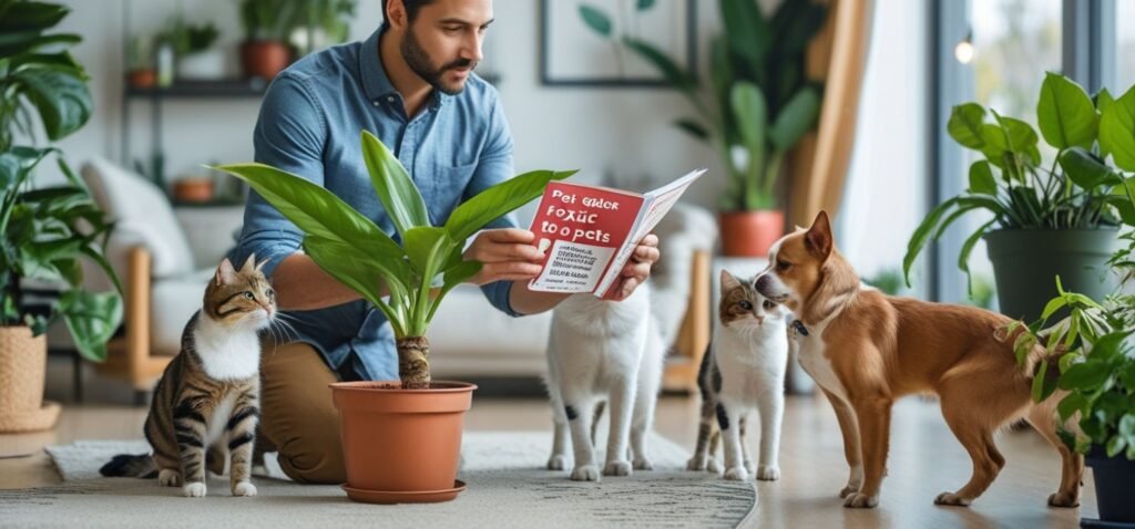 How to know if a plant is toxic to pets before bringing it home? plant
