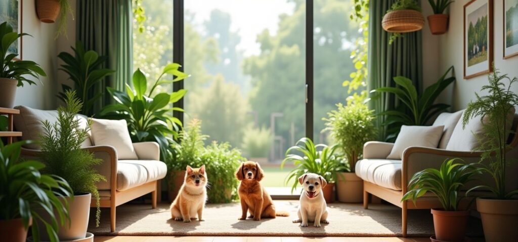 How to choose air purifying plants that are safe for cats and dogs? air purifying