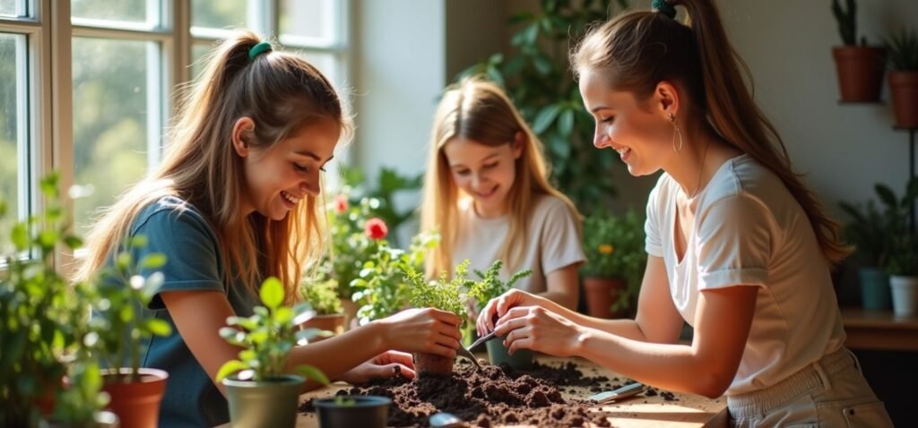 how to grow flowering plants indoors