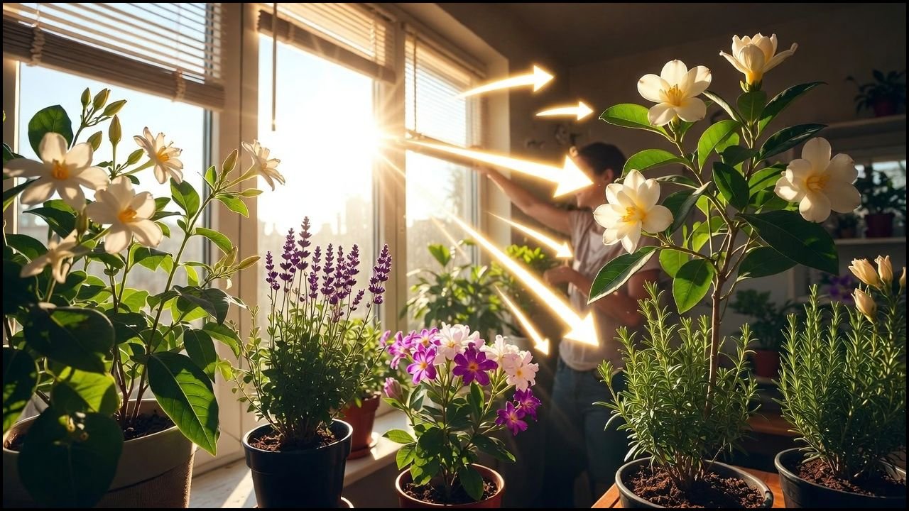 How to provide enough light for fragrant indoor plants?