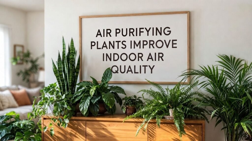how do air purifying plants improve indoor air quality