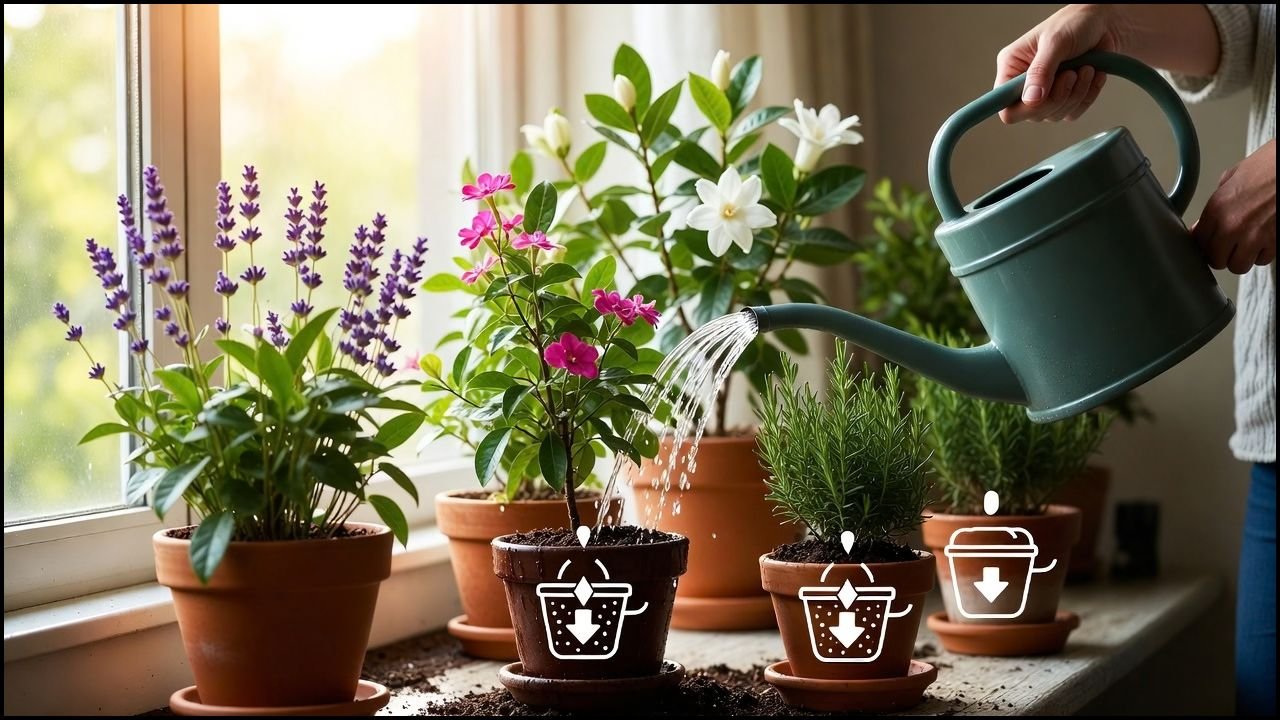 How to water fragrant indoor plants correctly?