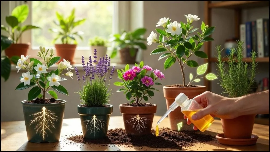 how to arrange fragrant indoor plants for home decoration